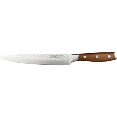Rio Ashwood 20 cm Kochmesser – Ultrascharfe Klinge aus Deutschem Edelstahl – Professionelles Kochmesser mit Antihaftbeschichteter Gehämmerter Oberfläche – Langlebiger Vollerl-Griff Rio Ashwood 20 cm Kochmesser – Ultrascharfe Klinge aus Deutschem Edelstahl – Professionelles Kochmesser mit Antihaftbeschichteter Gehämmerter Oberfläche – Langlebiger Vollerl-Griff