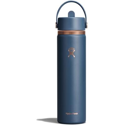 Hydro Flask – Wide Flex Straw Cap 710 ml (24 oz) Bottle, Harbor Blue Hydro Flask – Wide Flex Straw Cap 710 ml (24 oz) Bottle, Harbor Blue