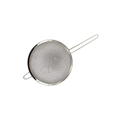 FACKELMANN FM Professional 28038 Sieb, Sieb, Edelstahl, chinesisches Sieb, Sieb, Chinesisch, Edelstahl, Silber, 15 cm x 11 cm FACKELMANN FM Professional 28038 Sieb, Sieb, Edelstahl, chinesisches Sieb, Sieb, Chinesisch, Edelstahl, Silber, 15 cm x 11 cm