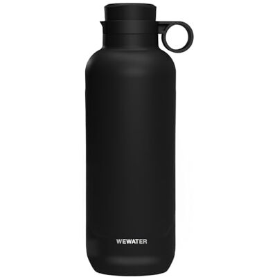 WEWATER INFUSE Bottle Thermosflasche 750 ml mit integriertem Teesieb, tragbare wiederverwendbare Flasche, Griff, BPA-frei, auslaufsicherer Deckel mit doppelter Öffnung, Thermoskanne schwarz WEWATER INFUSE Bottle Thermosflasche 750 ml mit integriertem Teesieb, tragbare wiederverwendbare Flasche, Griff, BPA-frei, auslaufsicherer Deckel mit doppelter Öffnung, Thermoskanne schwarz