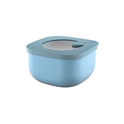 Guzzini Kitchen Active Design, STORE&MORE Dicht schließende Dosen für Kühlschrank/Gefrierschrank/Mikrowelle, Niedrig (S) Himmelblau, 12,2 x 12,2 x h6,8 cm 450 cc 170700189 Guzzini Kitchen Active Design, STORE&MORE Dicht schließende Dosen für Kühlschrank/Gefrierschrank/Mikrowelle, Niedrig (S) Himmelblau, 12,2 x 12,2 x h6,8 cm 450 cc 170700189