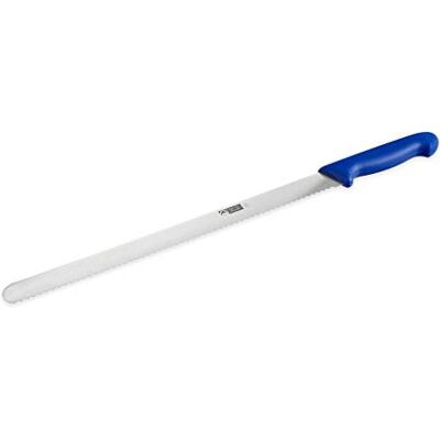 Thermohauser Konditormesser (Stahl, rostfrei), einseitiger Wellenschliff, mit blauem Kunststoffgriff, Klinge 36 cm, Blau Thermohauser Konditormesser (Stahl, rostfrei), einseitiger Wellenschliff, mit blauem Kunststoffgriff, Klinge 36 cm, Blau