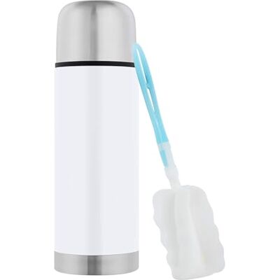 GRÄWE Thermosflasche 350 ml, Edelstahl Trinkflasche, Thermoskanne, Isolierflasche für unterwegs mit Becher, Auslaufsicher, Spülmaschinengeeignet, weiß GRÄWE Thermosflasche 350 ml, Edelstahl Trinkflasche, Thermoskanne, Isolierflasche für unterwegs mit Becher, Auslaufsicher, Spülmaschinengeeignet, weiß