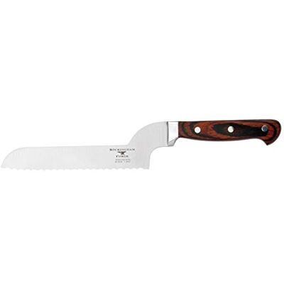 Rio RF-8058 Gekröpftes Messer/Windmühlenmesser 7“ Klinge aus Edelstahl – Klassischer Genieteter Griff aus Pakkaholz, Hackmesser Rio RF-8058 Gekröpftes Messer/Windmühlenmesser 7“ Klinge aus Edelstahl – Klassischer Genieteter Griff aus Pakkaholz, Hackmesser