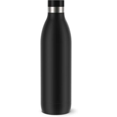 Emsa Bludrop Isolierflasche - Edelstahl, 1L, Schwarz Emsa Bludrop Isolierflasche - Edelstahl, 1L, Schwarz