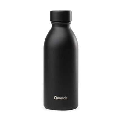 QWETCH ICON – Thermosflasche 500ml Edelstahl Schwarz – Kompakte BPA-freie Trinkflasche – Isolierflasche für Kaffee, Tee & Wasser – Auslaufsicher, Nachhaltig, Design & Sport QWETCH ICON – Thermosflasche 500ml Edelstahl Schwarz – Kompakte BPA-freie Trinkflasche – Isolierflasche für Kaffee, Tee & Wasser – Auslaufsicher, Nachhaltig, Design & Sport
