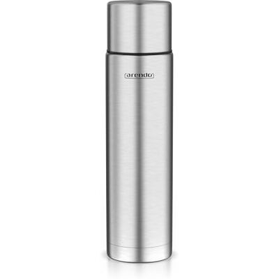 Arendo Trinkflasche to go 1l Thermo – Edelstahl Thermoskanne mit Deckel/Becher – Thermosflasche 1000 ml – 100% auslaufsicher – Doppelwand für Heiß- und Kaltgetränke Arendo Trinkflasche to go 1l Thermo – Edelstahl Thermoskanne mit Deckel/Becher – Thermosflasche 1000 ml – 100% auslaufsicher – Doppelwand für Heiß- und Kaltgetränke