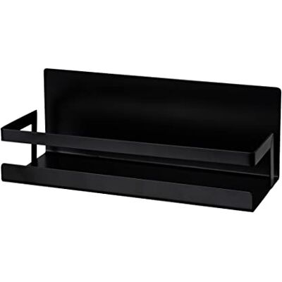 WENKO Magnetisches Gewürzregal Ima mit Umrandung, aus Metall, zum Abstellen von Gewürzstreuern und Grillzubehör, Befestigen ohne Bohren, Black Outdoor Kitchen, 30 x 12 x 11 cm, Schwarz WENKO Magnetisches Gewürzregal Ima mit Umrandung, aus Metall, zum Abstellen von Gewürzstreuern und Grillzubehör, Befestigen ohne Bohren, Black Outdoor Kitchen, 30 x 12 x 11 cm, Schwarz