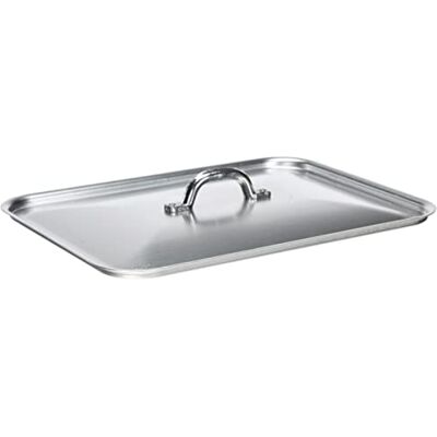 Baldassare Agnelli Agnelli Deckel rechteckig für Röster, Aluminium BLTF, Silber, Aluminium, Silber, 32x23 cm Baldassare Agnelli Agnelli Deckel rechteckig für Röster, Aluminium BLTF, Silber, Aluminium, Silber, 32x23 cm