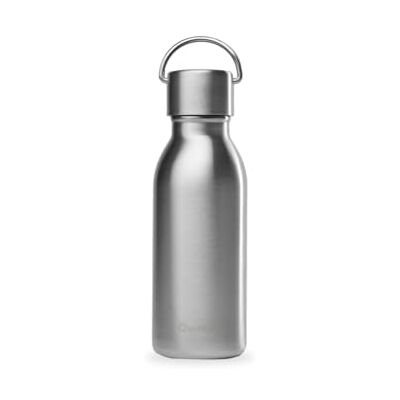 QWETCH Trinkflasche 350ml Edelstahl Active Kleine Thermosflasche aus 90% recyceltem Inox 24h Kalt & 12h Heiß Isolierflasche, Auslaufsicher, BPA-frei & Kompakt QWETCH Trinkflasche 350ml Edelstahl Active Kleine Thermosflasche aus 90% recyceltem Inox 24h Kalt & 12h Heiß Isolierflasche, Auslaufsicher, BPA-frei & Kompakt