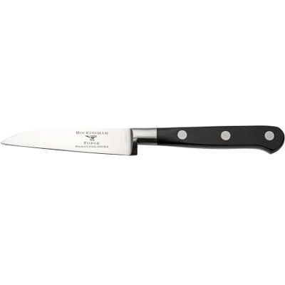 Rio FRF 10cm Officemesser, vollständig geschmiedet, Griff aus Pakkaholz Schwarz 9009PA Rio FRF 10cm Officemesser, vollständig geschmiedet, Griff aus Pakkaholz Schwarz 9009PA