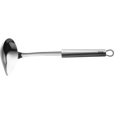 Silit Classic Line Saucenlöffel 28 cm, Soßenkelle mit Schnaupe, Edelstahl poliert, Suppenkelle spülmaschinengeeignet Silit Classic Line Saucenlöffel 28 cm, Soßenkelle mit Schnaupe, Edelstahl poliert, Suppenkelle spülmaschinengeeignet