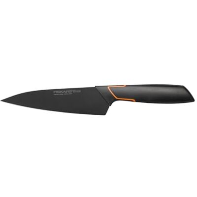 Fiskars Kochmesser, Modernes Design, Gesamtlänge: 27 cm, Qualitätsstahl/Kunststoff, Edge, 1003095, Schwarz Fiskars Kochmesser, Modernes Design, Gesamtlänge: 27 cm, Qualitätsstahl/Kunststoff, Edge, 1003095, Schwarz