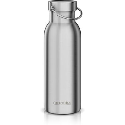 Arendo Thermo Isolierflasche Edelstahl 500ml Trinkflasche Thermosflasche doppelwandig mit Griff an der Oberseite – BPA-frei – auslaufsicher – 24 Stunden kühl halten 12 Stunden warmhalten Arendo Thermo Isolierflasche Edelstahl 500ml Trinkflasche Thermosflasche doppelwandig mit Griff an der Oberseite – BPA-frei – auslaufsicher – 24 Stunden kühl halten 12 Stunden warmhalten