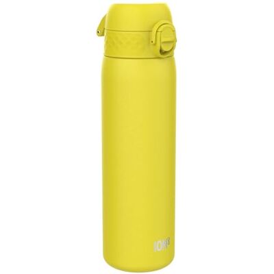 ion8 Leicht Stahl-Trinkflasche, 600 ml, Nicht Isoliert Auslaufsicher, Einhandöffnung, Sichere Verriegelung, Spülmaschinenfest, Klappdeckel, Tragegriff, Leicht zu Reinigen, Gelb ion8 Leicht Stahl-Trinkflasche, 600 ml, Nicht Isoliert Auslaufsicher, Einhandöffnung, Sichere Verriegelung, Spülmaschinenfest, Klappdeckel, Tragegriff, Leicht zu Reinigen, Gelb