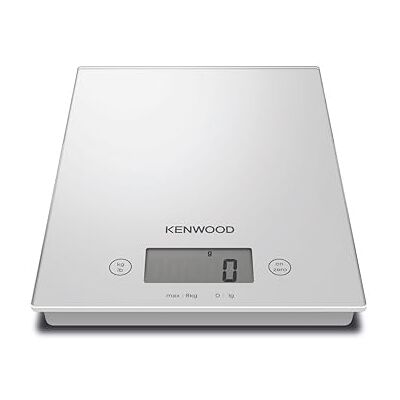 Kenwood WEP60.000WH, Digitale Waage mit TouchSense-Steuerung, Automatische Abschaltung, Maximalgewicht 8 kg, 2-Gramm-Genauigkeit, Weiß Kenwood WEP60.000WH, Digitale Waage mit TouchSense-Steuerung, Automatische Abschaltung, Maximalgewicht 8 kg, 2-Gramm-Genauigkeit, Weiß