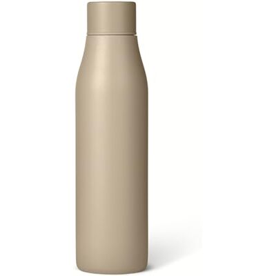 Amazon Isolierte Wasserflasche aus Edelstahl, 591,5ml, BPA-frei, Leinengrau Amazon Isolierte Wasserflasche aus Edelstahl, 591,5ml, BPA-frei, Leinengrau