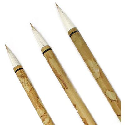Artway White Cloud Set mit 3 chinesischen Pinseln - Malwerkzeuge Artway White Cloud Set mit 3 chinesischen Pinseln - Malwerkzeuge