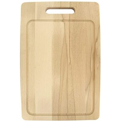 FACKELMANN 3181250 Schneidebrett Buche 44 x 30 x 2 cm FACKELMANN 3181250 Schneidebrett Buche 44 x 30 x 2 cm