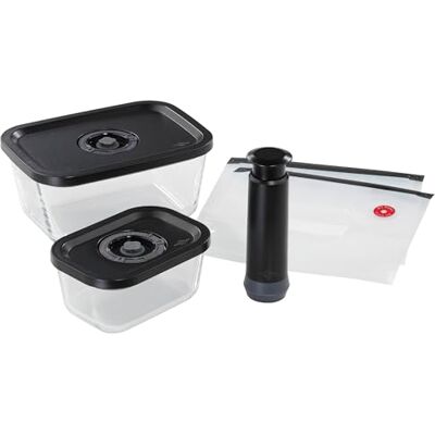 KÜCHENPROFI EASYFRESH Vakuum-Set 5-tlg, Vakuumpumpe, 2 Boxen, 2 Beutel KÜCHENPROFI EASYFRESH Vakuum-Set 5-tlg, Vakuumpumpe, 2 Boxen, 2 Beutel
