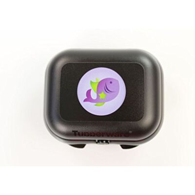 Tupperware To Go Mini-Twin Schwarz Sternzeichen Fisch Brotdose Behälter P 18208 Tupperware To Go Mini-Twin Schwarz Sternzeichen Fisch Brotdose Behälter P 18208