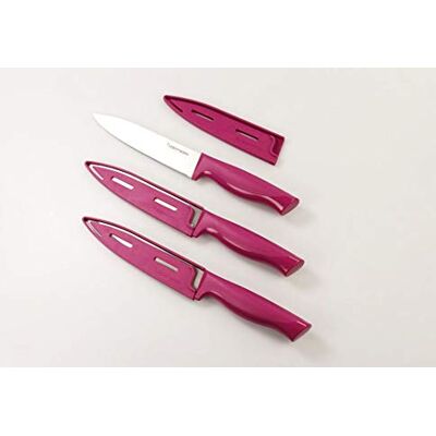 Tupperware Messer Essential-Serie lila groß Universal Universalmesser (3) Tupperware Messer Essential-Serie lila groß Universal Universalmesser (3)