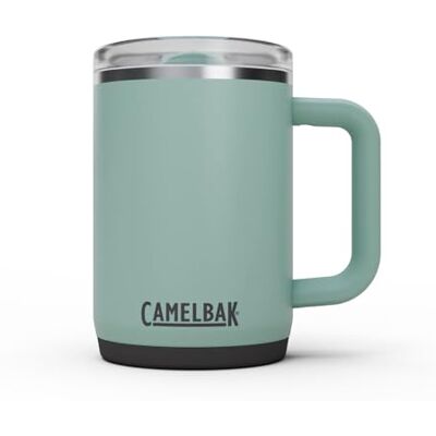 CAMELBAK THRIVE MUG, Vacuum Stainless Sl 16OZ, Trinkgeschirr Erwachsene Unisex Trinkgeschirr, Wasserflasche, Trinkbecher, wiederverwendbare Flasche, Silberne Nebel, OS CAMELBAK THRIVE MUG, Vacuum Stainless Sl 16OZ, Trinkgeschirr Erwachsene Unisex Trinkgeschirr, Wasserflasche, Trinkbecher, wiederverwendbare Flasche, Silberne Nebel, OS