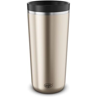 alfi ISO COFFEE MUG PRO, gold champagner, Isolier-Trinkbecher 0,38 l, Coffee to Go Becher, Thermobecher Edelstahl, BPA-frei, hält 6h heiß & 12h kalt, Becher für unterwegs alfi ISO COFFEE MUG PRO, gold champagner, Isolier-Trinkbecher 0,38 l, Coffee to Go Becher, Thermobecher Edelstahl, BPA-frei, hält 6h heiß & 12h kalt, Becher für unterwegs