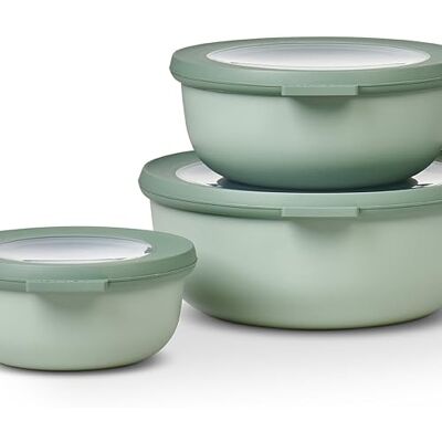 Mepal Multischale Cirqula Round 3-teiliges Set Mikrowellen Geschir Geignet als Aufbewahrungsbox, Kuhlschrank, Gefrierschrank & Mikrowellengeschirr 350 ml, 750 ml & 1250 ml Nordic sage Mepal Multischale Cirqula Round 3-teiliges Set Mikrowellen Geschir Geignet als Aufbewahrungsbox, Kuhlschrank, Gefrierschrank & Mikrowellengeschirr 350 ml, 750 ml & 1250 ml Nordic sage