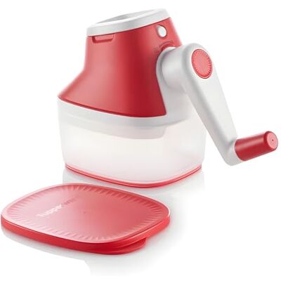 Tupperware Grate N Store Reibe mit Doppelter Kurbel Fein und Grob 2 Drehrichtungen Behälter 430 ml Deckel Inklusive Kunststoff 13x11,5x15 cm Praktische Profi-Küche Tupperware Grate N Store Reibe mit Doppelter Kurbel Fein und Grob 2 Drehrichtungen Behälter 430 ml Deckel Inklusive Kunststoff 13x11,5x15 cm Praktische Profi-Küche