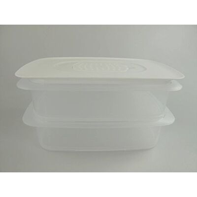 Tupperware Cool`N Fresh 1,5L Behälter (2)+Klimadeckel weiß Coolsmart P 22161 Tupperware Cool`N Fresh 1,5L Behälter (2)+Klimadeckel weiß Coolsmart P 22161
