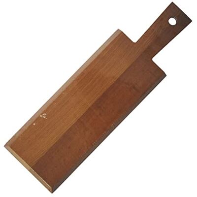 FACKELMANN 521779 Brett mit abgeschrägten Kanten, Holz, braun, 39 x 12 x 1,1 cm FACKELMANN 521779 Brett mit abgeschrägten Kanten, Holz, braun, 39 x 12 x 1,1 cm
