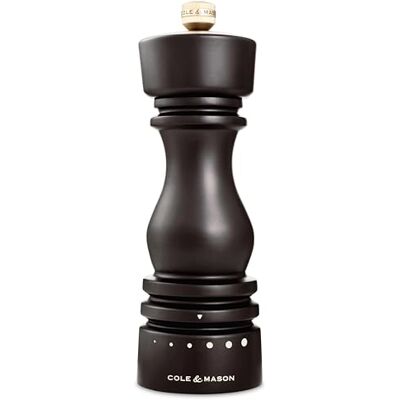 Cole & Mason London Pfeffermühle Holz 18 cm, Mahlgrad-Auswahl, Gewürzmühle Cole & Mason London Pfeffermühle Holz 18 cm, Mahlgrad-Auswahl, Gewürzmühle