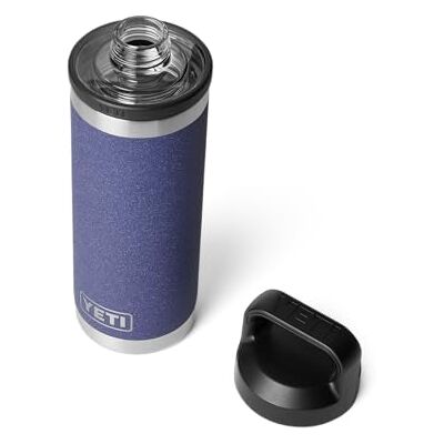 YETI Rambler Trinkflasche 18 oz (532 ml) Moon Dust – Edelstahl Trinkflasche, Wasserflasche Sport mit Chug–Verschluss, isolierte Sportflasche YETI Rambler Trinkflasche 18 oz (532 ml) Moon Dust – Edelstahl Trinkflasche, Wasserflasche Sport mit Chug–Verschluss, isolierte Sportflasche