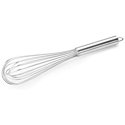 Thermohauser Schneebesen (Edelstahl rostfrei), 45 cm Länge, mit Metallgriff und Aufhänger, mit 16 Schlaufen, Edelstahlgriff, Silber Thermohauser Schneebesen (Edelstahl rostfrei), 45 cm Länge, mit Metallgriff und Aufhänger, mit 16 Schlaufen, Edelstahlgriff, Silber