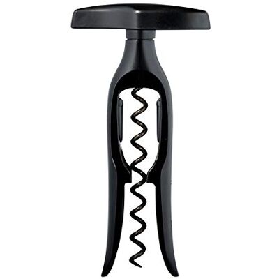 LE CREUSET Wine Accessoires Standmodell-Korkenzieher, TM 110, Schwarz glänzend, 49104001400100 LE CREUSET Wine Accessoires Standmodell-Korkenzieher, TM 110, Schwarz glänzend, 49104001400100