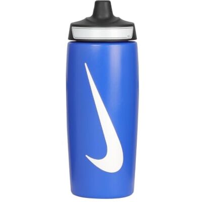 Nike Refuel Bottle Grip 18oz 532 ml Trinkflasche Sportflasche Training Fitness Rutschfester Griff, Game Royal/Black/White Nike Refuel Bottle Grip 18oz 532 ml Trinkflasche Sportflasche Training Fitness Rutschfester Griff, Game Royal/Black/White