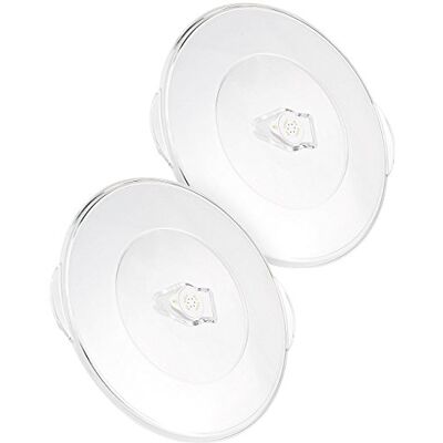 Rosenstein & Söhne Vakuumdeckel für Gläser: Vakuum-Universaldeckel, Ø 15-23,5 cm, 2er-Set (Deckel für Aufbewahrungsdose, Deckel mit Vacuum-Ventile, Topf) Rosenstein & Söhne Vakuumdeckel für Gläser: Vakuum-Universaldeckel, Ø 15-23,5 cm, 2er-Set (Deckel für Aufbewahrungsdose, Deckel mit Vacuum-Ventile, Topf)