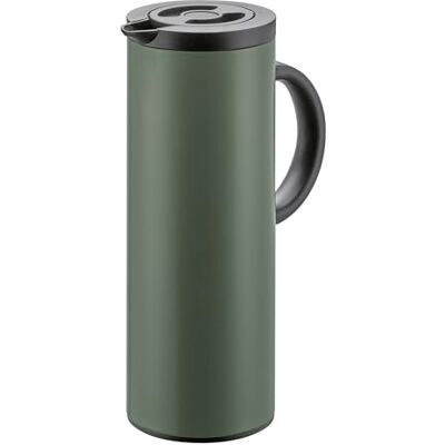Cilio Isolierkanne VENEZIA 1L, Vakuum-Hartglaseinsatz, olivgrün Cilio Isolierkanne VENEZIA 1L, Vakuum-Hartglaseinsatz, olivgrün