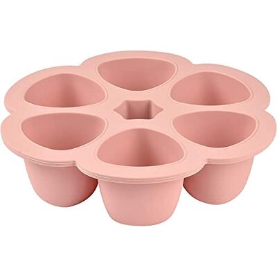 Béaba Aufbewahrungsbehälter aus Silikon in Premiumqualität Extrem temperaturbeständig Ofen und Mikrowelle 6 Fächer Luftdichter Deckel 6 x 90 ml Pink Béaba Aufbewahrungsbehälter aus Silikon in Premiumqualität Extrem temperaturbeständig Ofen und Mikrowelle 6 Fächer Luftdichter Deckel 6 x 90 ml Pink