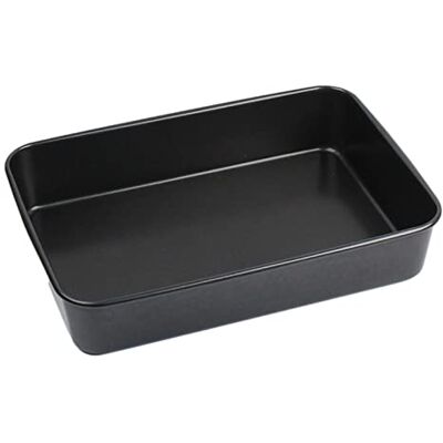 DUO Schwarzer Kohlenstoffstahl rechteckiger Kuchen-Backformen-Tablett-Laib-Toastbrot DIY. Gebäckform Pan Küchenbackenwerkzeuge (40x26.8x6cm) DUO Schwarzer Kohlenstoffstahl rechteckiger Kuchen-Backformen-Tablett-Laib-Toastbrot DIY. Gebäckform Pan Küchenbackenwerkzeuge (40x26.8x6cm)