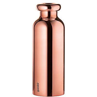 Guzzini On The Go Rosa Gold Thermoflasche - Reisezubehör Guzzini On The Go Rosa Gold Thermoflasche - Reisezubehör