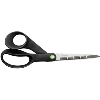 Fiskars ReNew Kochschere, Länge: 21 cm, Recycelter Edelstahl/Recycelter Kunststoff, Functional Form, Schwarz, 1074545 Fiskars ReNew Kochschere, Länge: 21 cm, Recycelter Edelstahl/Recycelter Kunststoff, Functional Form, Schwarz, 1074545