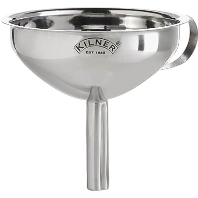 Kilner Edelstahl Trichter H: 11,5 cm Ø 13 cm Trichter Küche für Flaschen zum Befüllen Trichter für Flaschen mit großer Öffnung & langem Hals Spiegelbeschichtung Spülmaschinengeeignet Kilner Edelstahl Trichter H: 11,5 cm Ø 13 cm Trichter Küche für Flaschen zum Befüllen Trichter für Flaschen mit großer Öffnung & langem Hals Spiegelbeschichtung Spülmaschinengeeignet