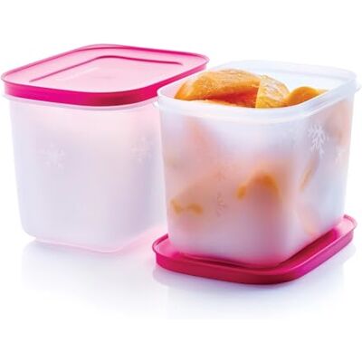 Tupperware Essentials Freezer Mates 2-teiliges Frischhaltedosen-Set – 1,1 l – Organisieren Sie den Gefrierraum – Luftdichter & frostfreier Deckel – langlebig & wiederverwendbar – einfach zu stapeln Tupperware Essentials Freezer Mates 2-teiliges Frischhaltedosen-Set – 1,1 l – Organisieren Sie den Gefrierraum – Luftdichter & frostfreier Deckel – langlebig & wiederverwendbar – einfach zu stapeln