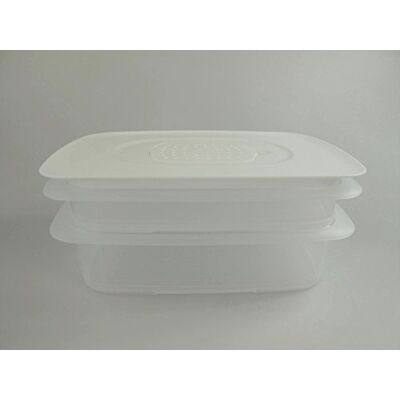 Tupperware Cool`N Fresh 1,5 L + 700 ml + Klimadeckel weiß Coolsmart P 22156 Tupperware Cool`N Fresh 1,5 L + 700 ml + Klimadeckel weiß Coolsmart P 22156