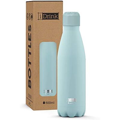 IDRINK I-Drink Botella térmica 500 ml, 2 Verde Pastel, Estándar IDRINK I-Drink Botella térmica 500 ml, 2 Verde Pastel, Estándar