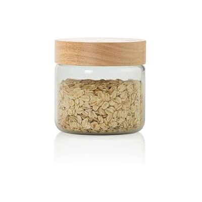 AdHoc PureJar Vorratsdose Glas mit Holzdeckel – Borosilikatglas, luftdichter SoftSeal Verschluss, Akazienholz Deckel, spülmaschinengeeignet, 500 ml / 800 ml / 1200 ml AdHoc PureJar Vorratsdose Glas mit Holzdeckel – Borosilikatglas, luftdichter SoftSeal Verschluss, Akazienholz Deckel, spülmaschinengeeignet, 500 ml / 800 ml / 1200 ml