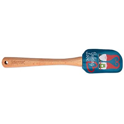 Städter 504264 Wichtel Teigschaber, Holz/Silikon, 25cm Städter 504264 Wichtel Teigschaber, Holz/Silikon, 25cm