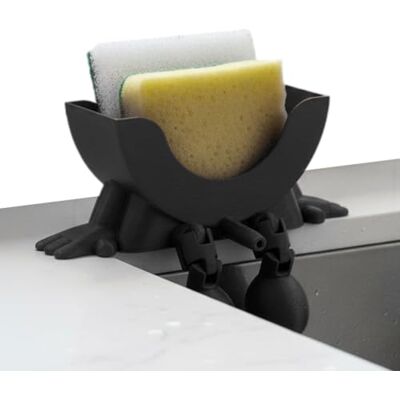 Generic Cute Hanging Sponge Holder with Drainage, Smile Face Hanging Sink CDDY Sponge Holder for Kitchen Sink Accessories 3D Printed Organizer With Drainage Holes And Legs Plastic Shelf For Sponges And Generic Cute Hanging Sponge Holder with Drainage, Smile Face Hanging Sink CDDY Sponge Holder for Kitchen Sink Accessories 3D Printed Organizer With Drainage Holes And Legs Plastic Shelf For Sponges And